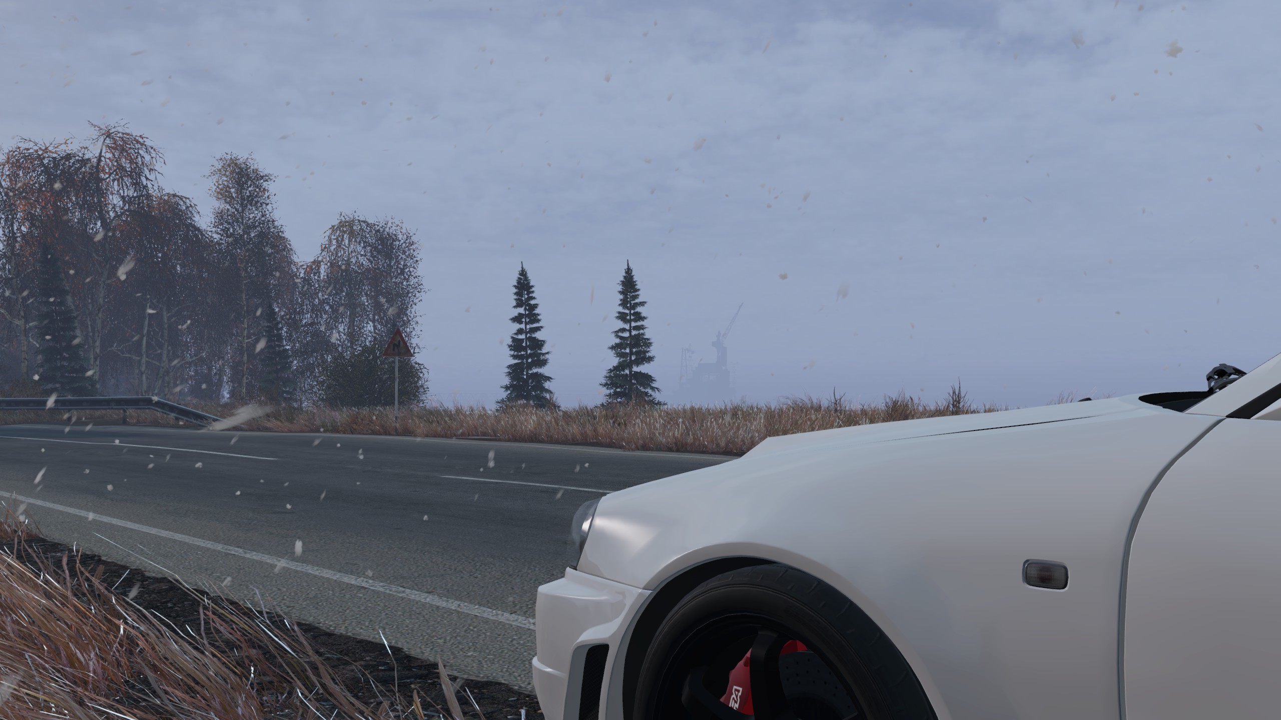 White ghost car